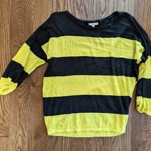 Striped, Loose Gap Sweater, Size XS